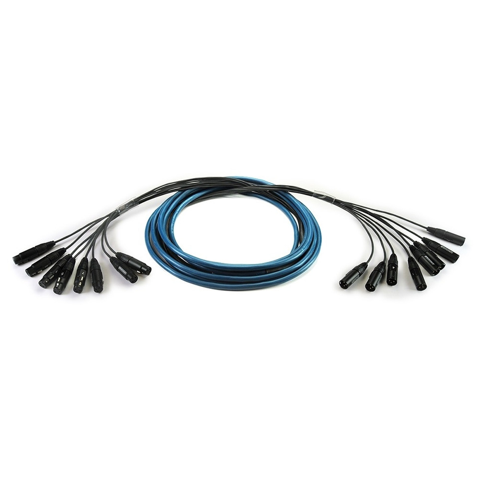 8-channel XLR audio snake cable